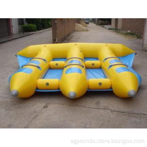 Hot Air Welded Inflatable Flying Fish Boat for 6 Passengers